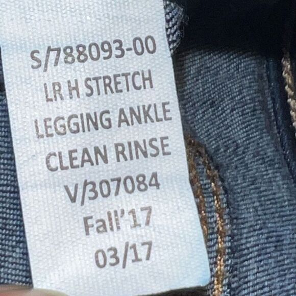 GAP Mid Rise Legging Pant Clean Rinse Stretch Jegging Women's 8 Regular - Picture 9 of 13